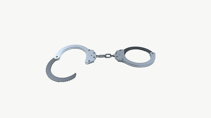 Handcuffs Low-poly 3D model
