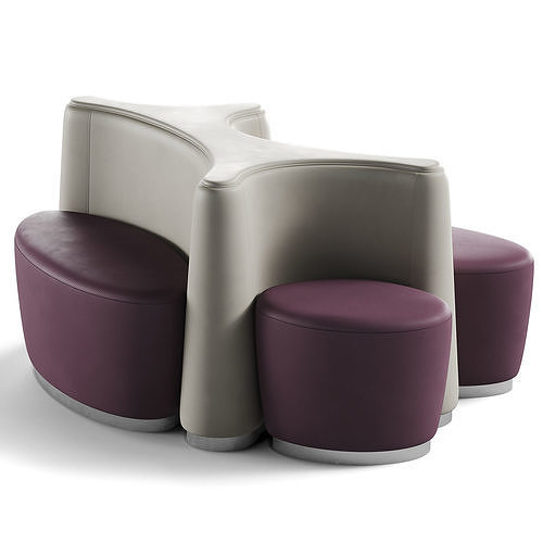 Sofa Atlek DNA 4 3D model