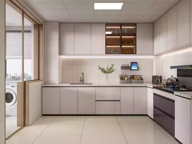 Kitchen Modern interior 99 3D model