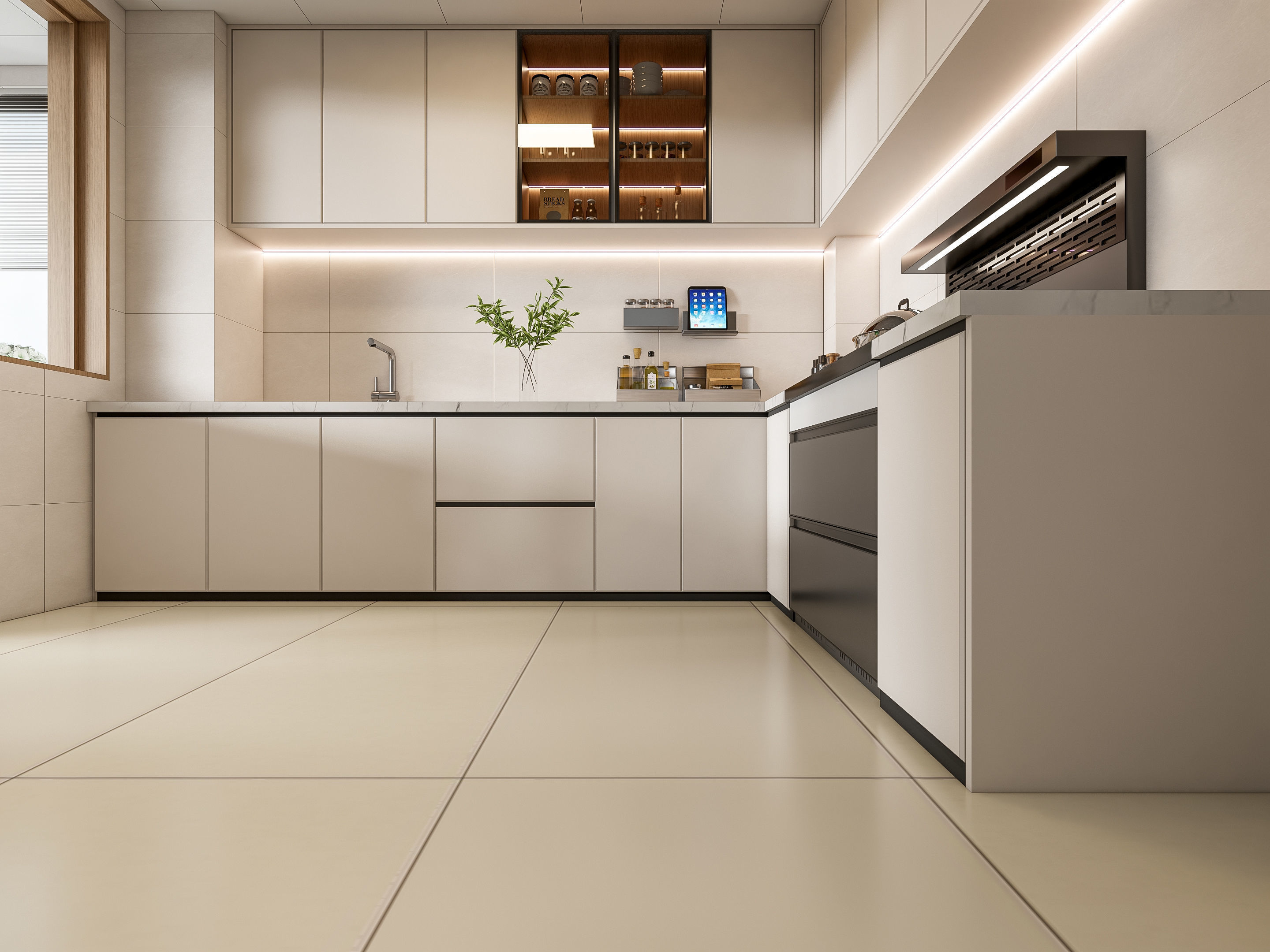 Kitchen Modern interior 99 3D model_16