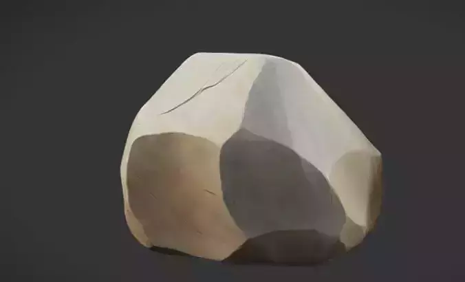 stylized smooth rock 