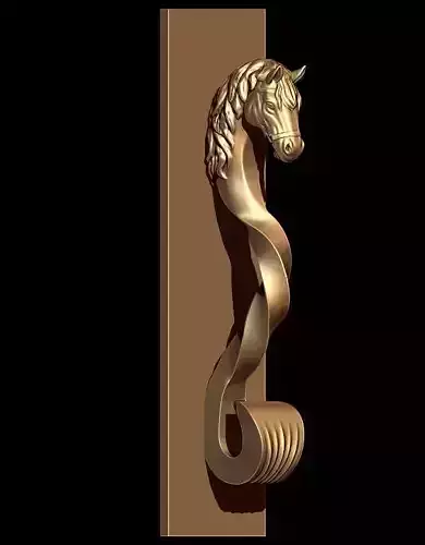 HORSE DOOR HANDLE  3D print model