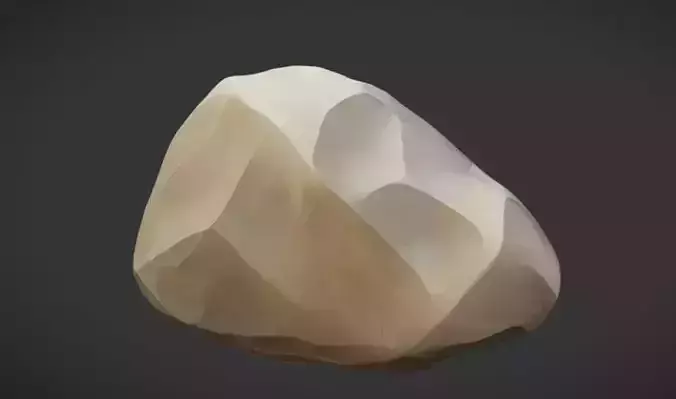 stylized smooth rock