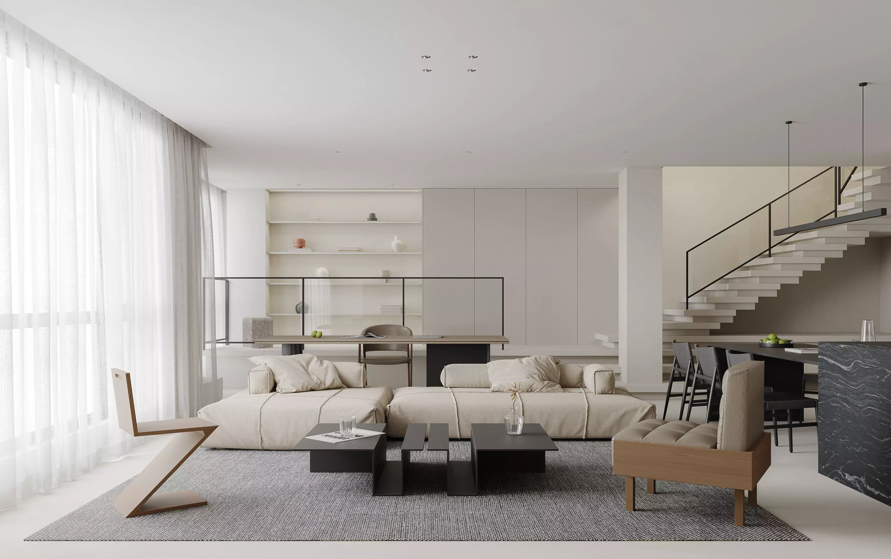 apartment interior scenes     3D model_0