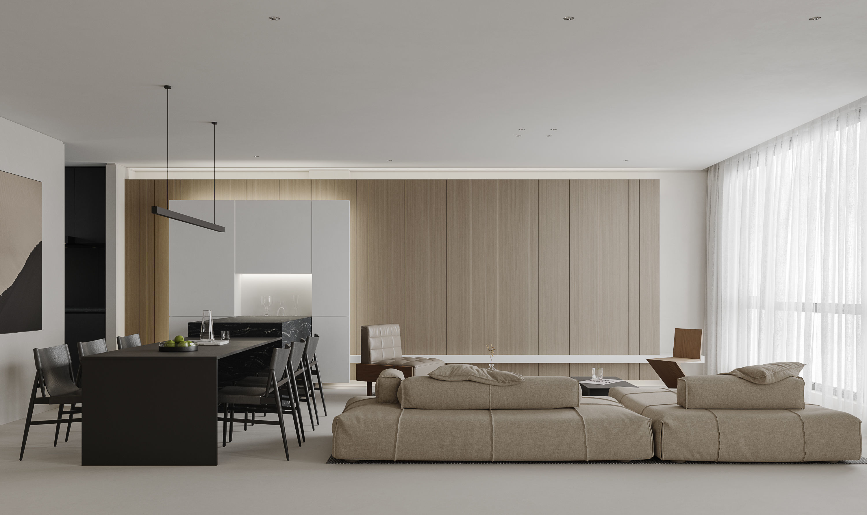 apartment interior scenes     3D model_2