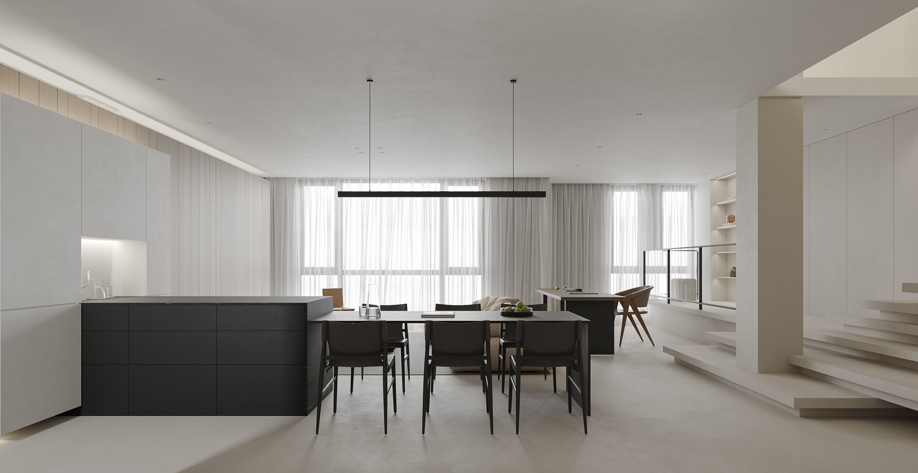apartment interior scenes     3D model_1