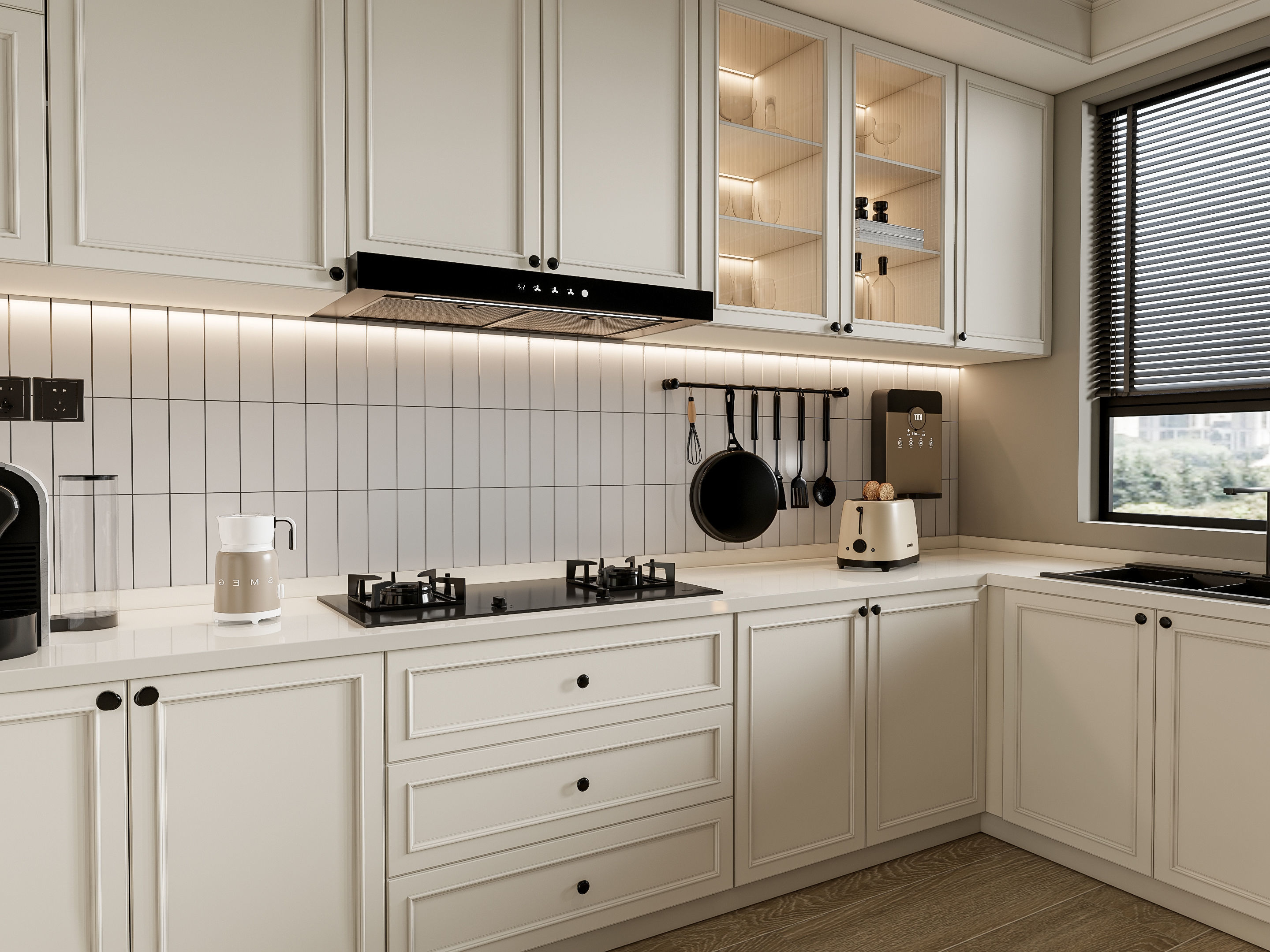 Kitchen Modern interior 100 3D model_5