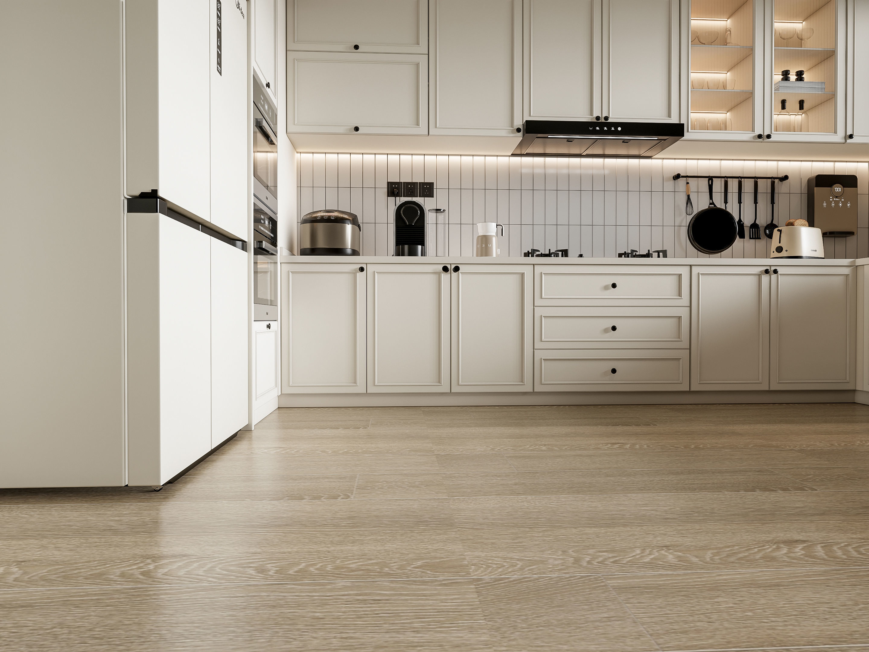 Kitchen Modern interior 100 3D model_11