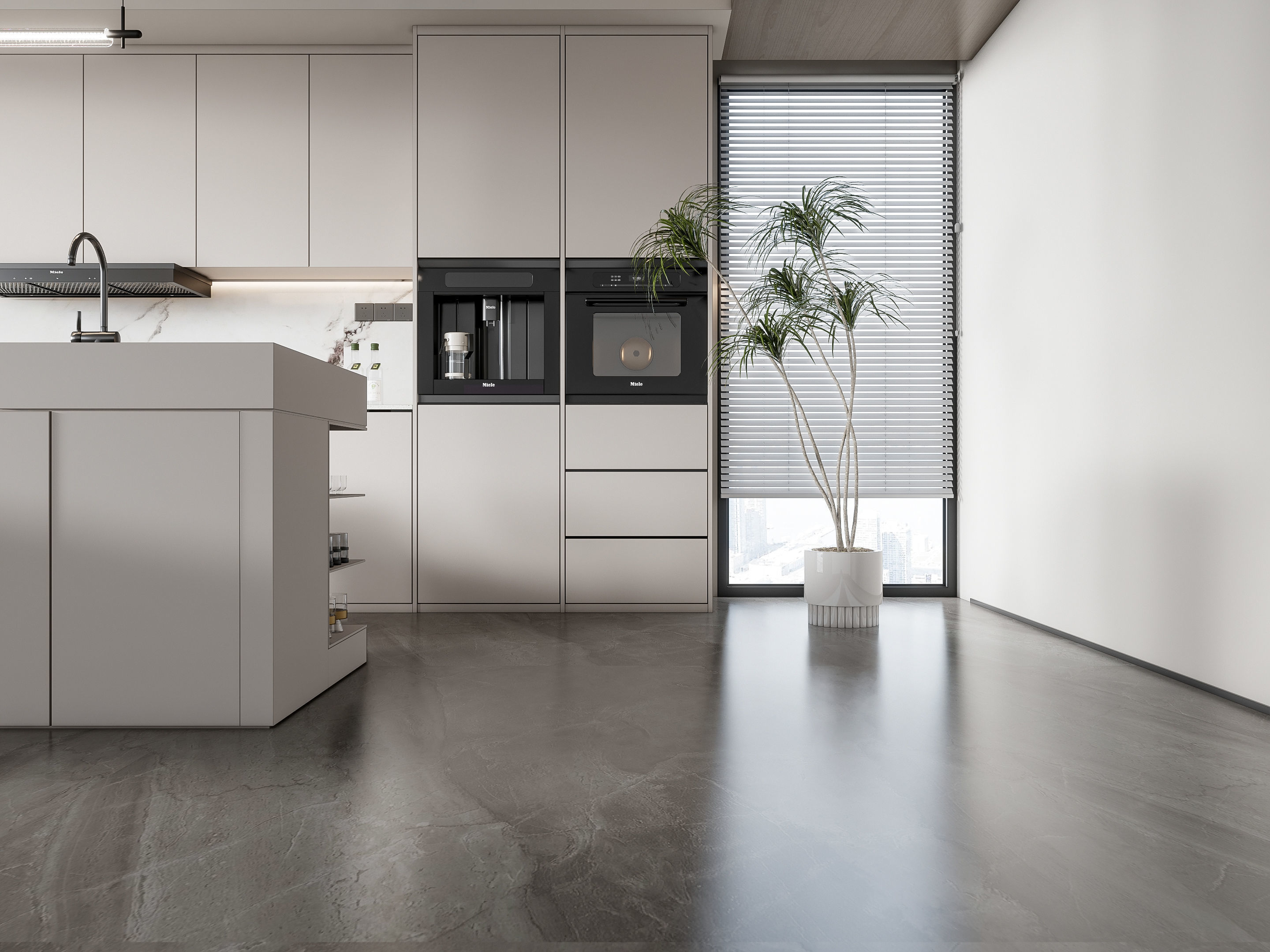 Kitchen Modern interior 101 3D model_10