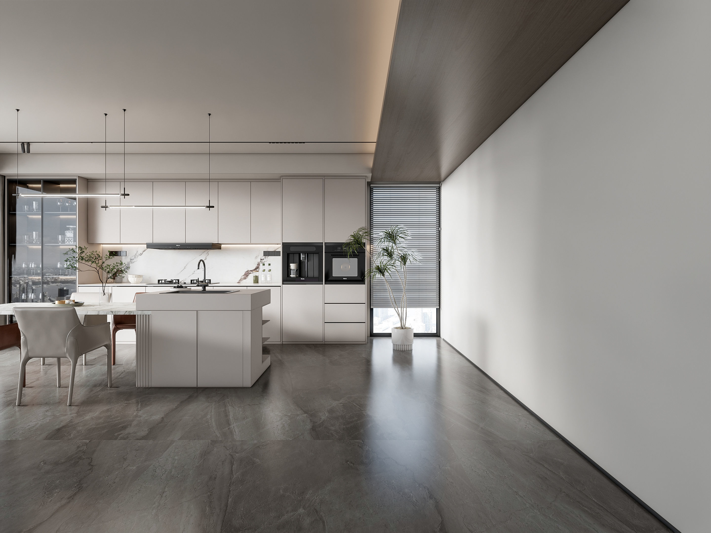 Kitchen Modern interior 101 3D model_18