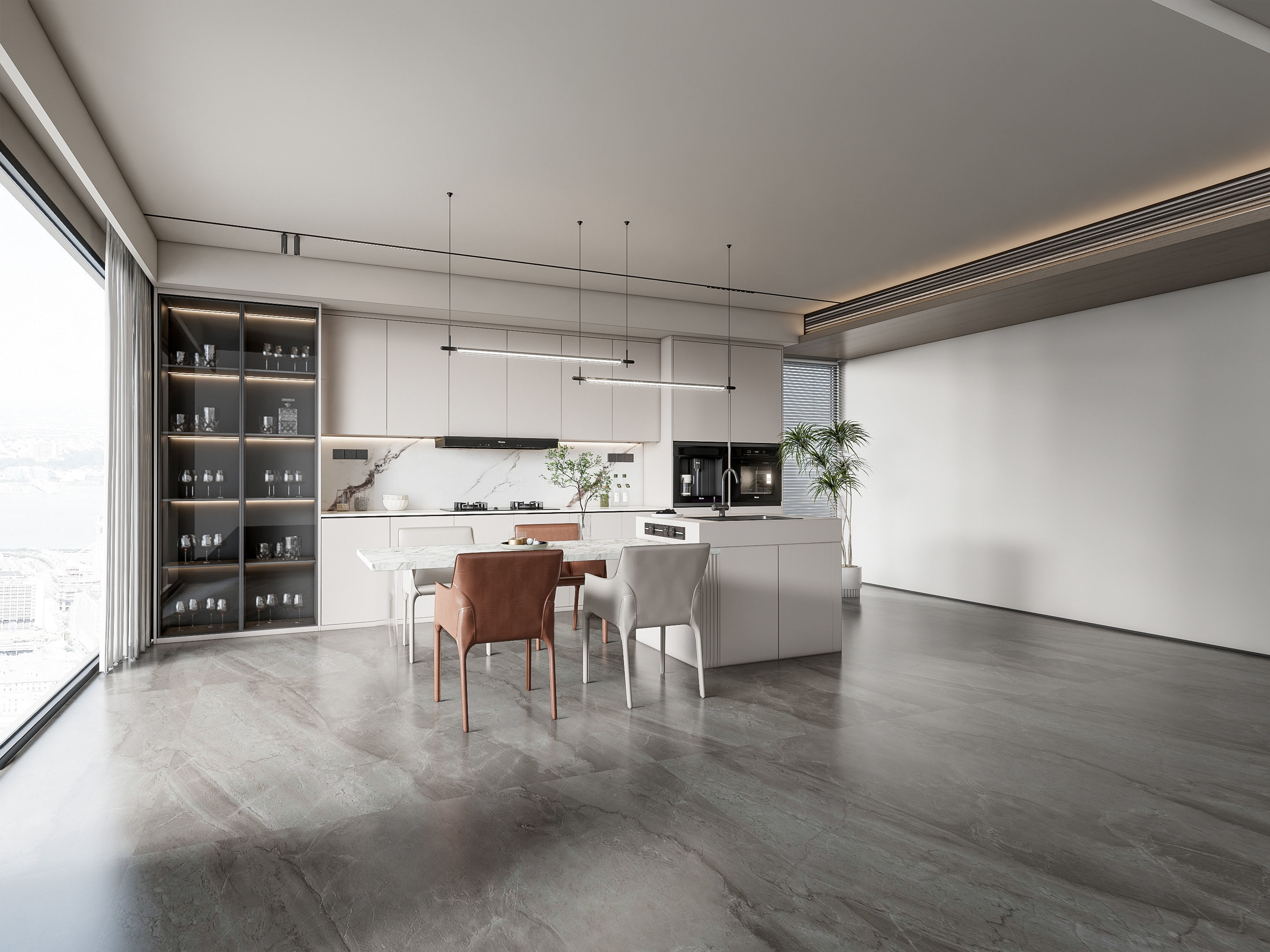 Kitchen Modern interior 101 3D model_14