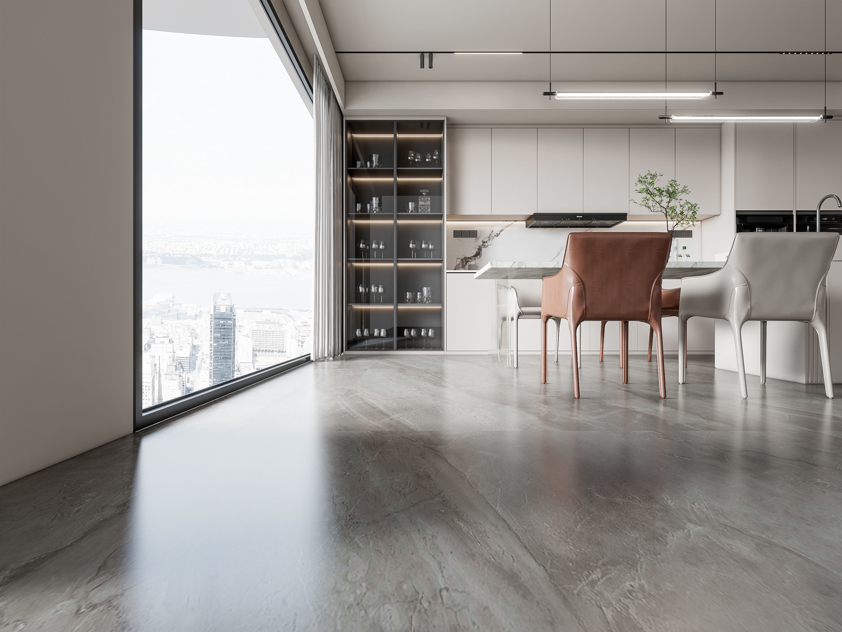 Kitchen Modern interior 101 3D model_12