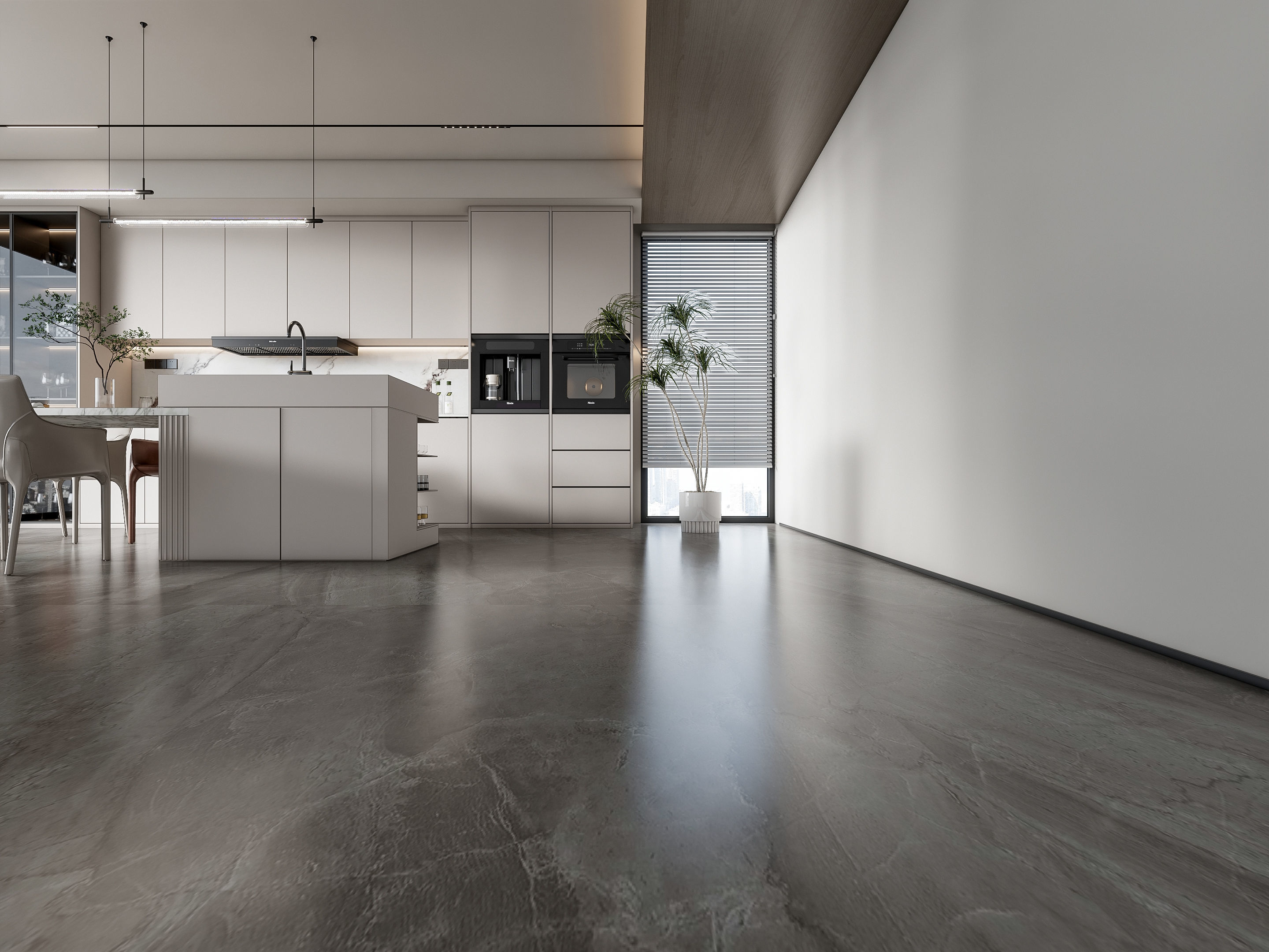 Kitchen Modern interior 101 3D model_13