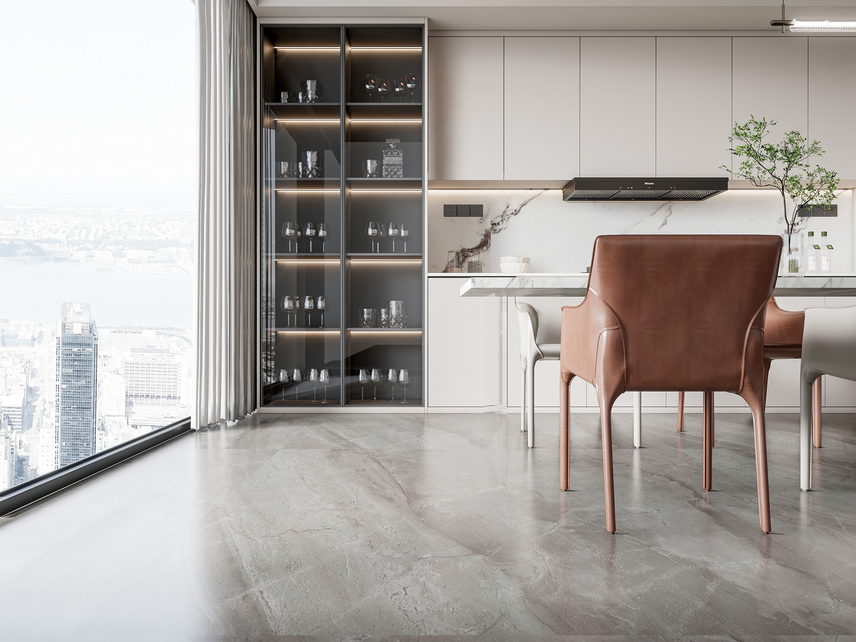 Kitchen Modern interior 101 3D model_9