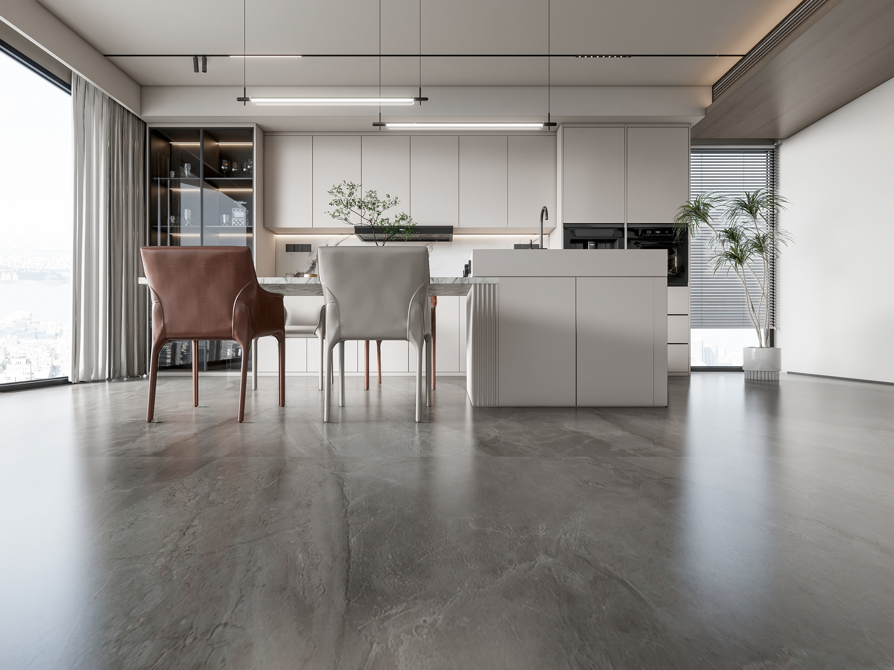 Kitchen Modern interior 101 3D model_11