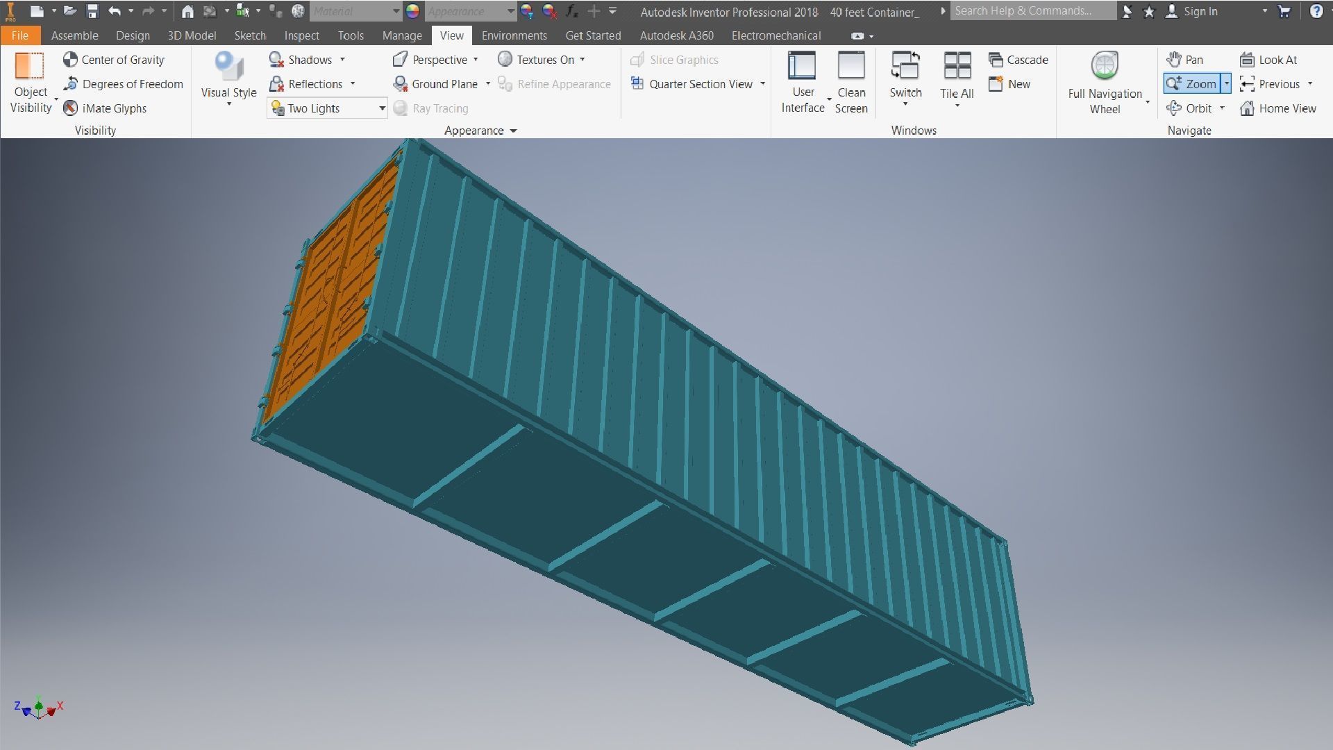 40 ft container 3d model 3D model_8