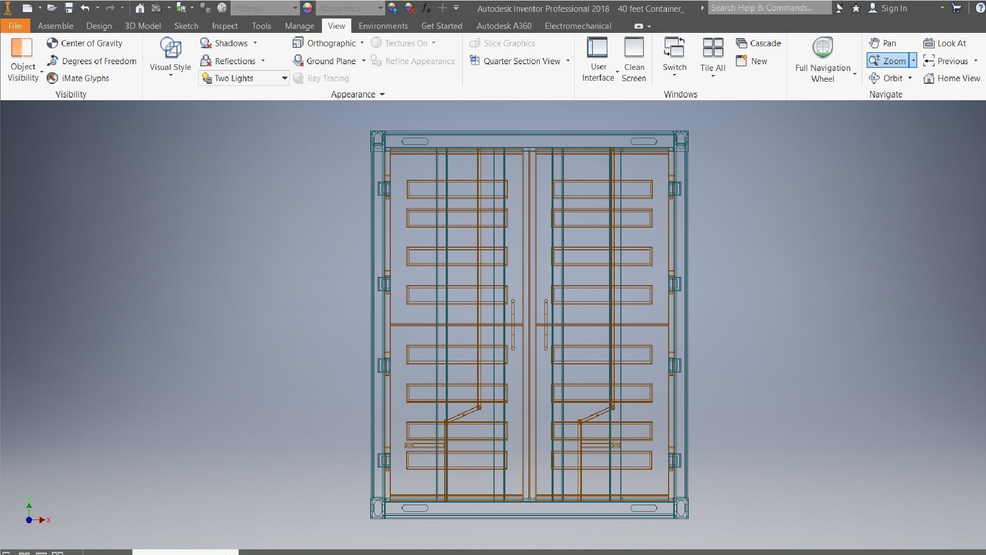 40 ft container 3d model 3D model_9
