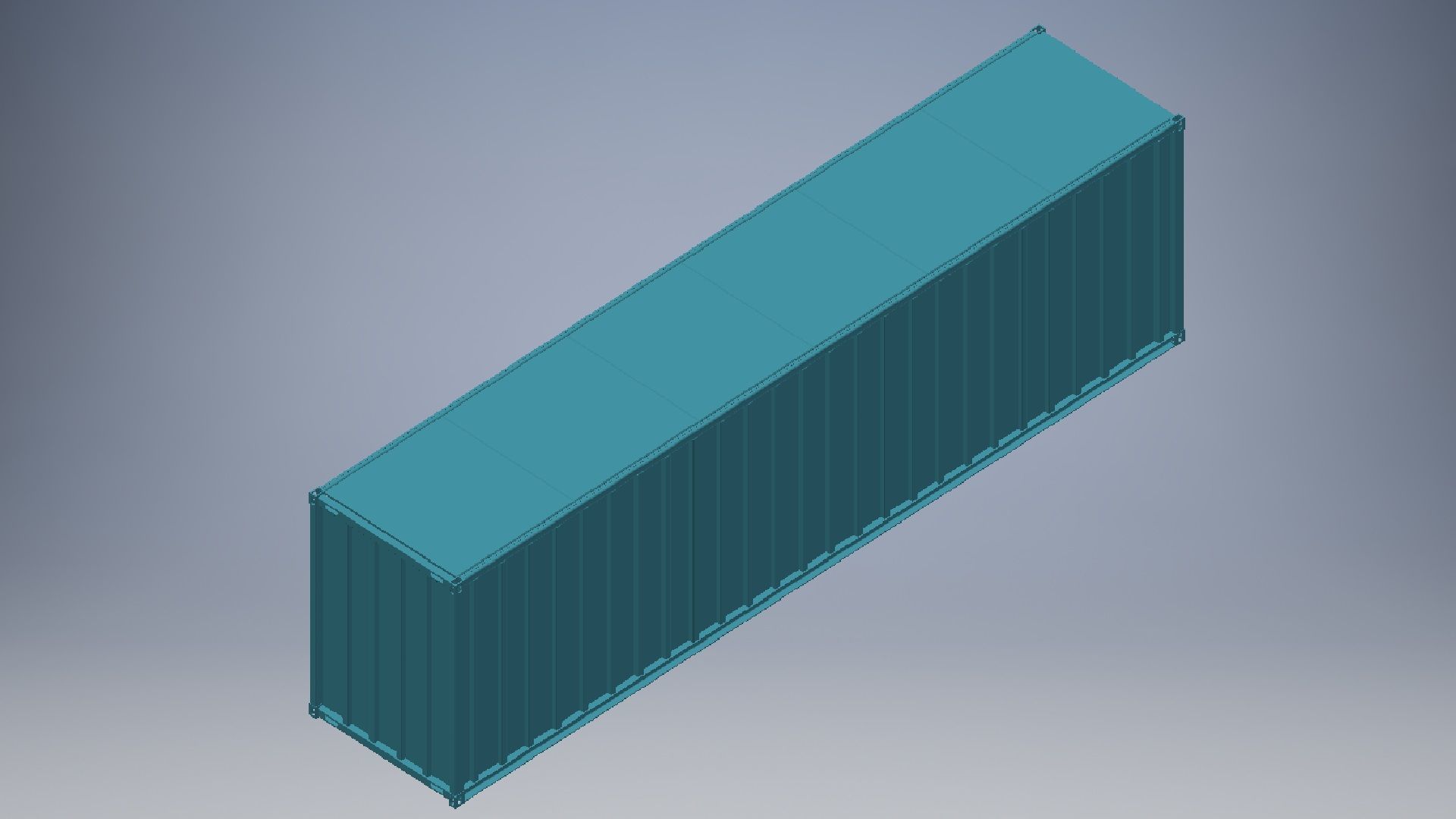 40 ft container 3d model 3D model_6