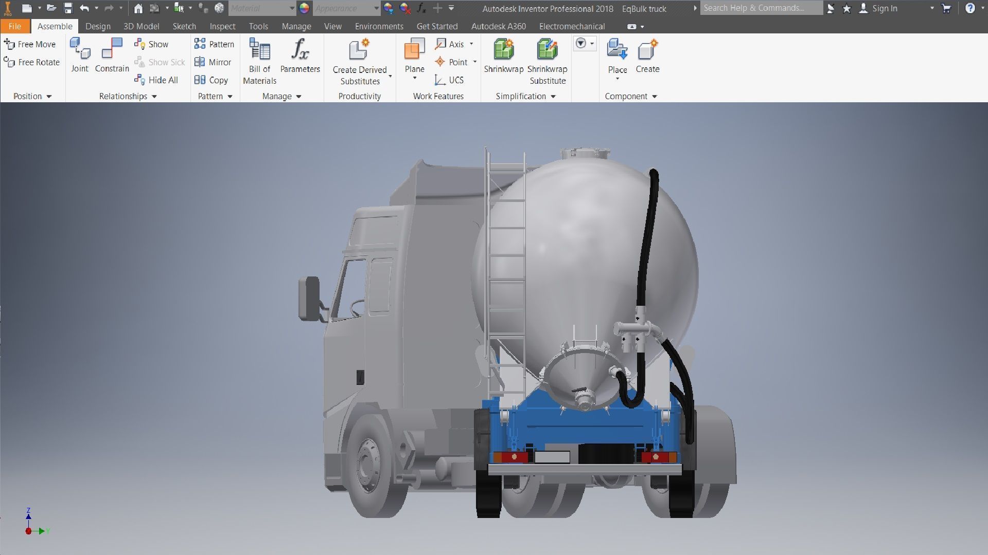 EqBulk truck 3d model 3D model_5