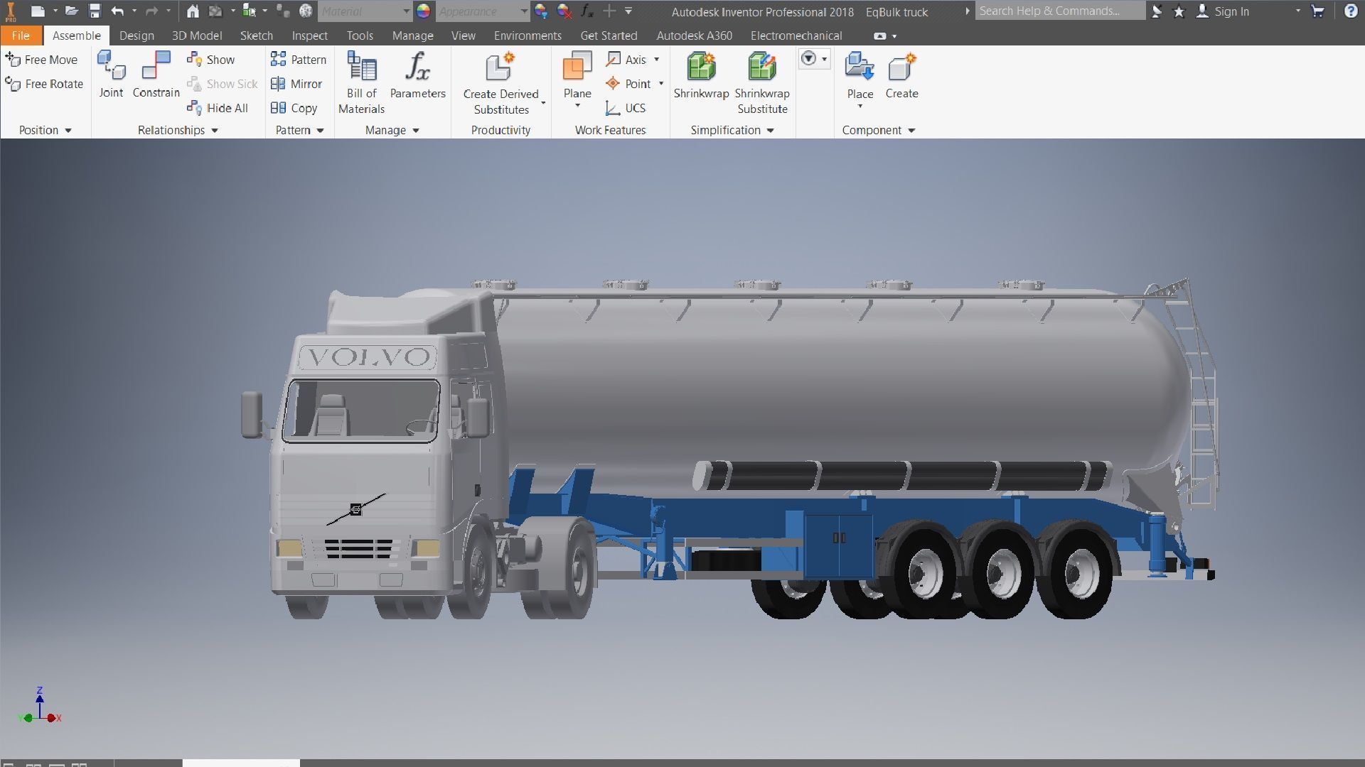 EqBulk truck 3d model 3D model_3