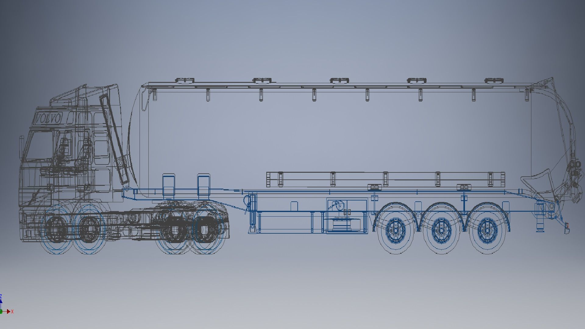 EqBulk truck 3d model 3D model_11