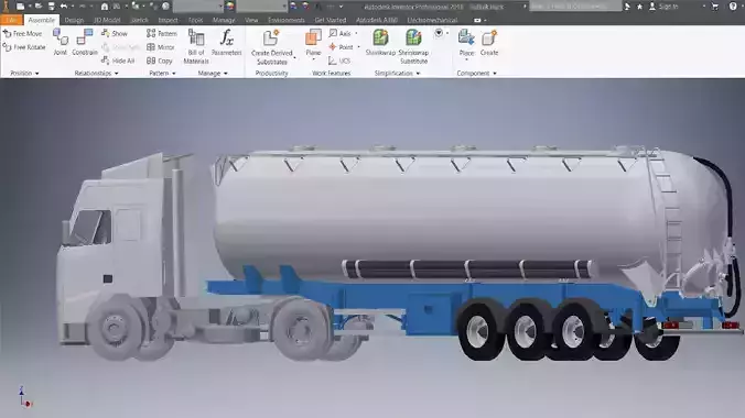 EqBulk truck 3d model