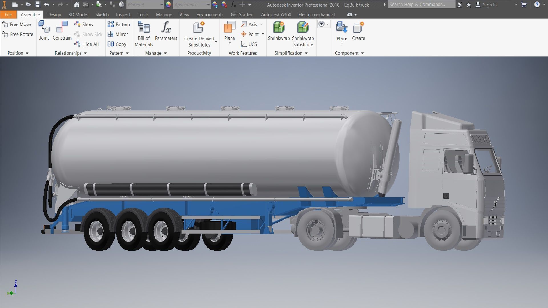 EqBulk truck 3d model 3D model_1