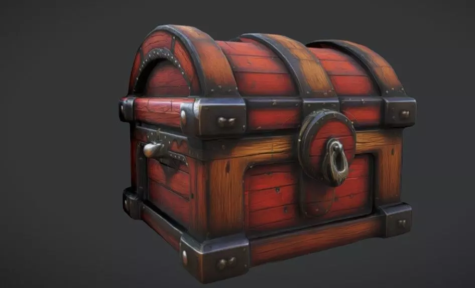 Chest 3D model_0