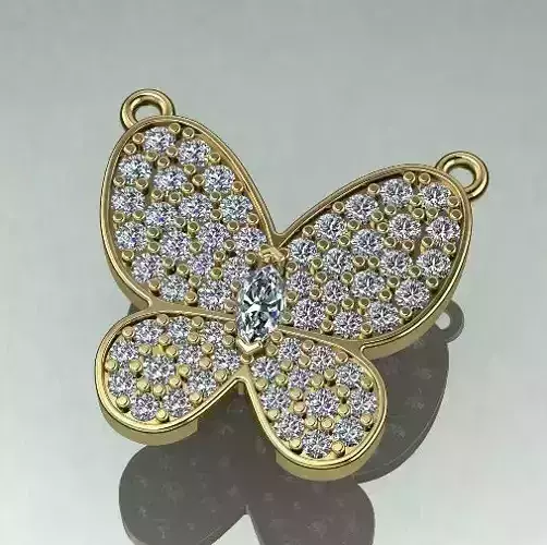 Butterfly pendant N011268