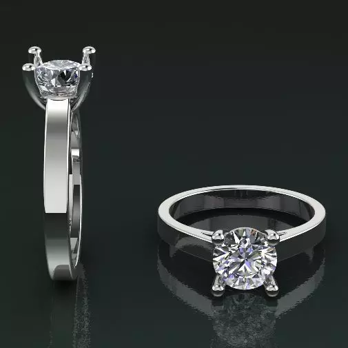 Soliter ring N011266 3D print model_0