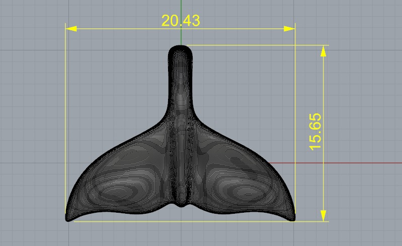 Fish tail N011258 3D print model_5