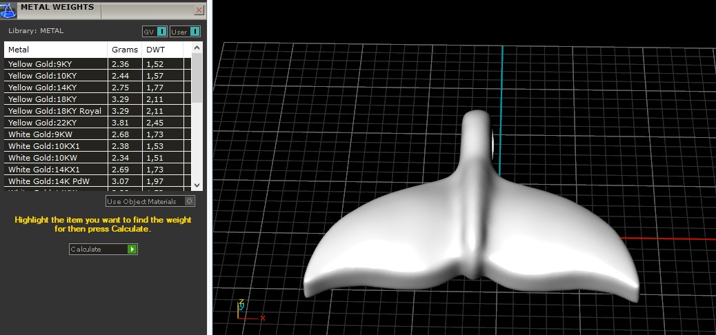 Fish tail N011258 3D print model_7