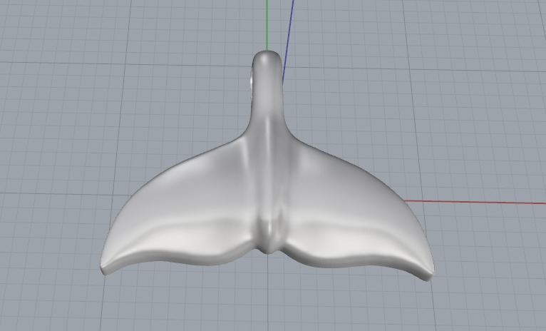 Fish tail N011258 3D print model_2