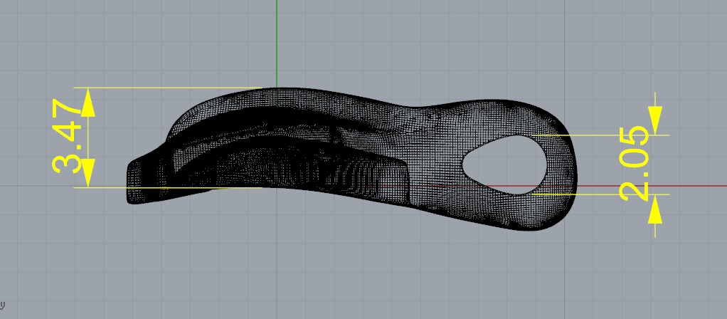 Fish tail N011258 3D print model_6