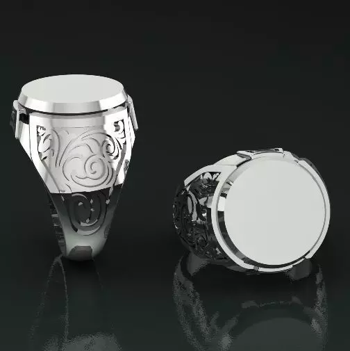 Man ring N011252 3D print model