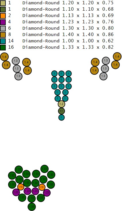 LOVE DESIGN LOCKET SET 3D PRINTABLE MODEL 3D print model_2