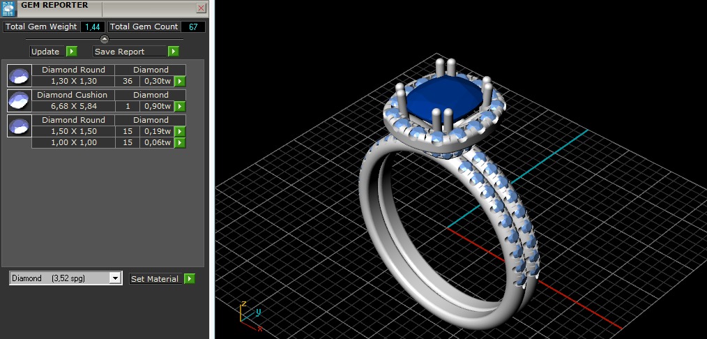 Ring N011238 3D print model_9