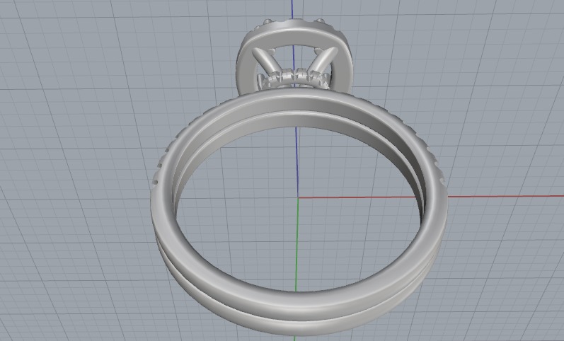 Ring N011238 3D print model_4