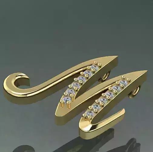 Pendant letter M N011235