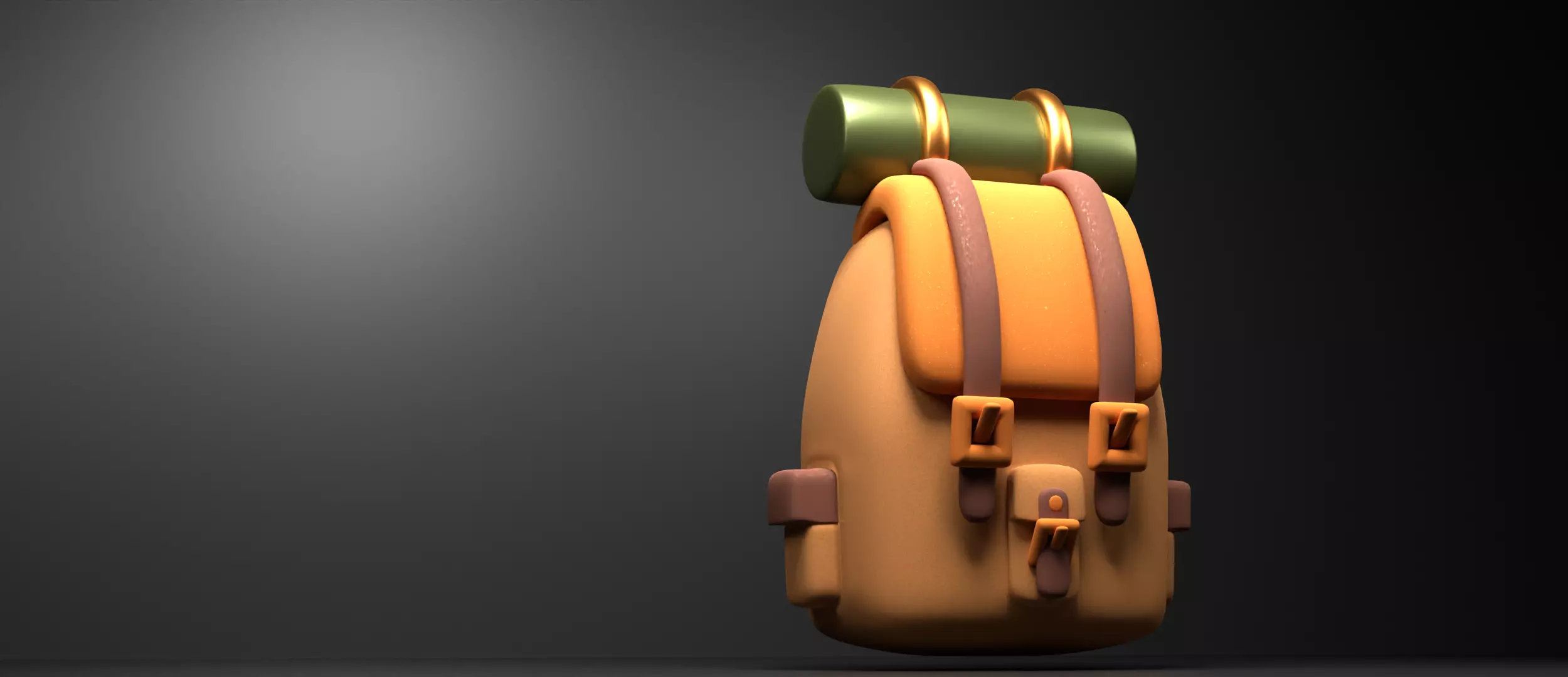 Cartoon Bag 3D model