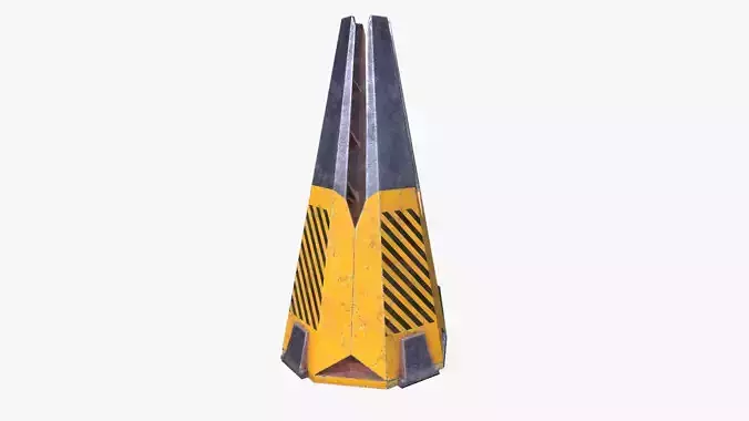  cone barrel Low-poly 3D model