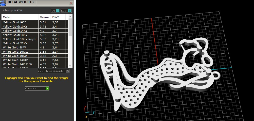 Pendant mother with child N011219 3D print model_7