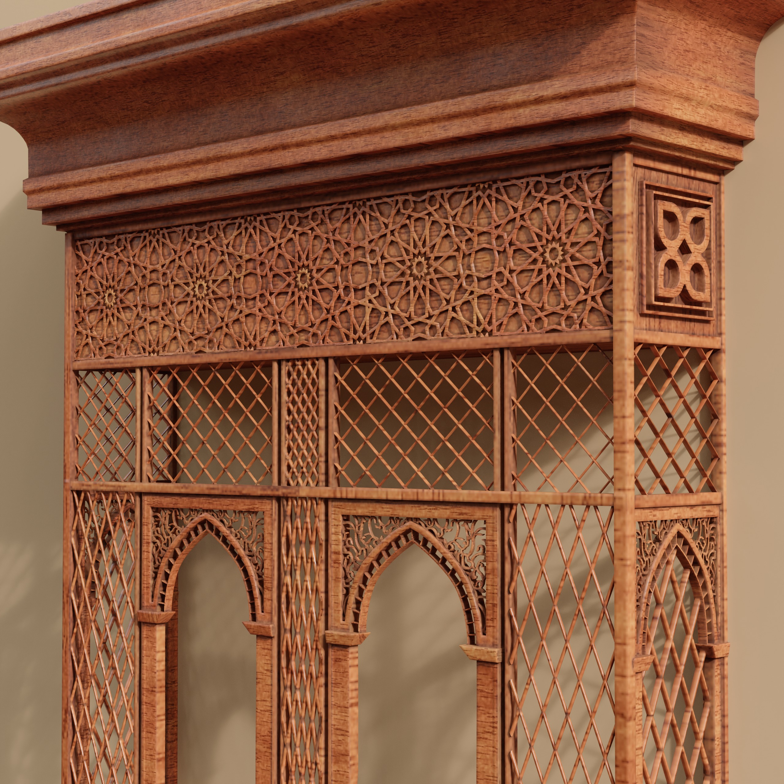 Jharokha 3D model_3
