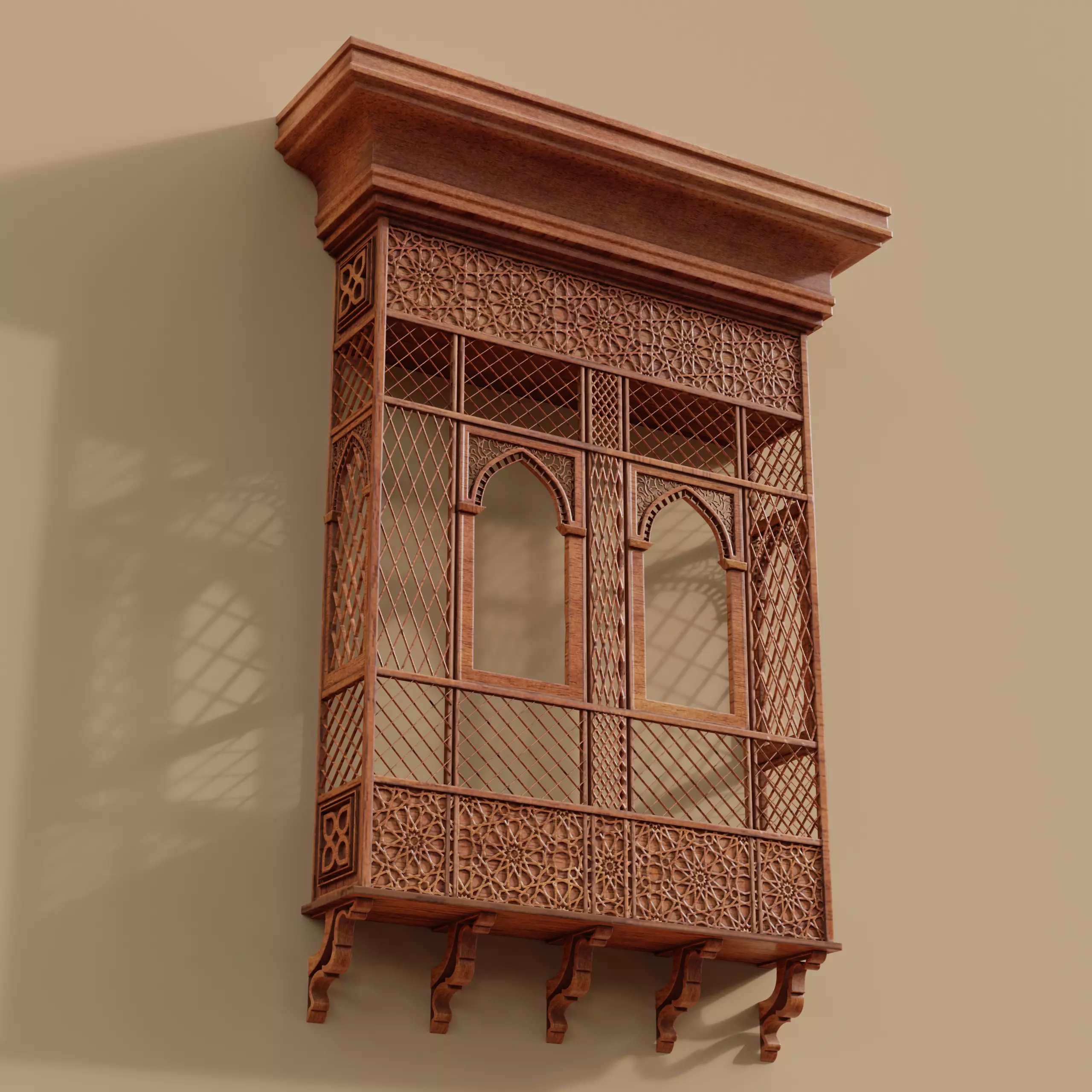 Jharokha 3D model_0