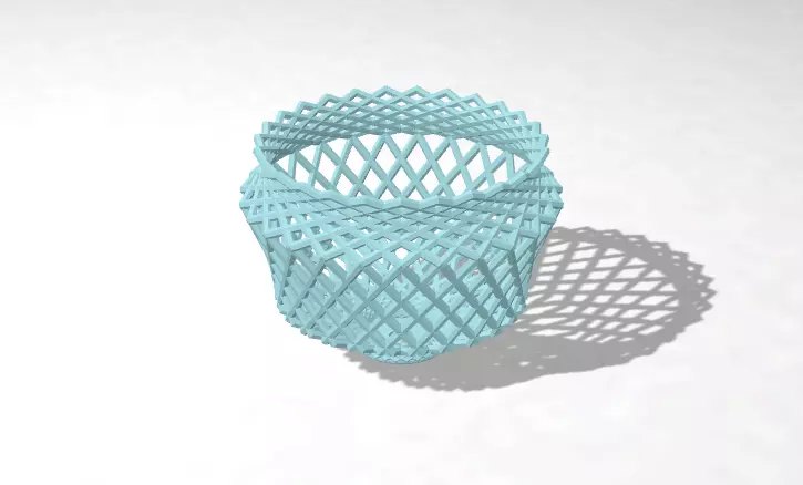 basket 3D print model_0