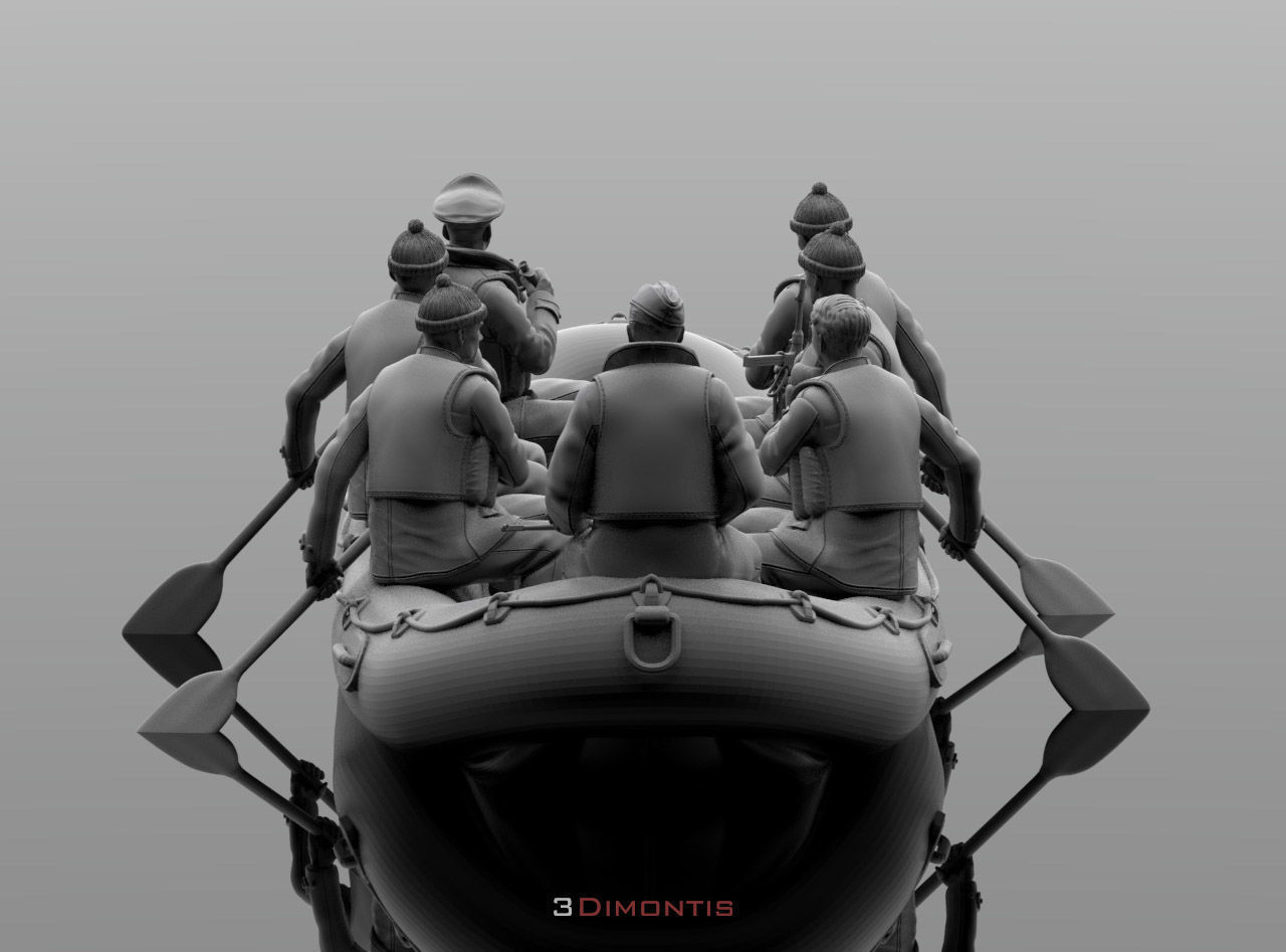 german sailors ww2 3D print model_32