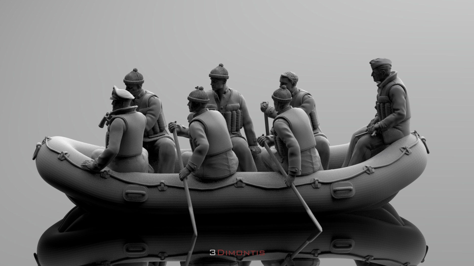 german sailors ww2 3D print model_8