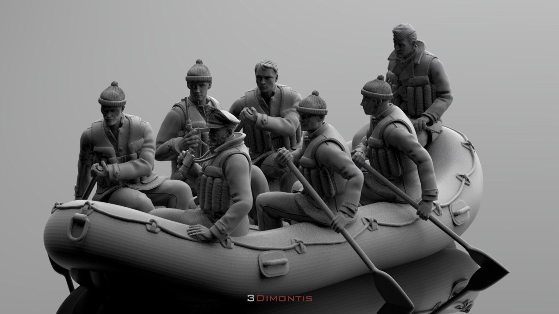german sailors ww2 3D print model_9