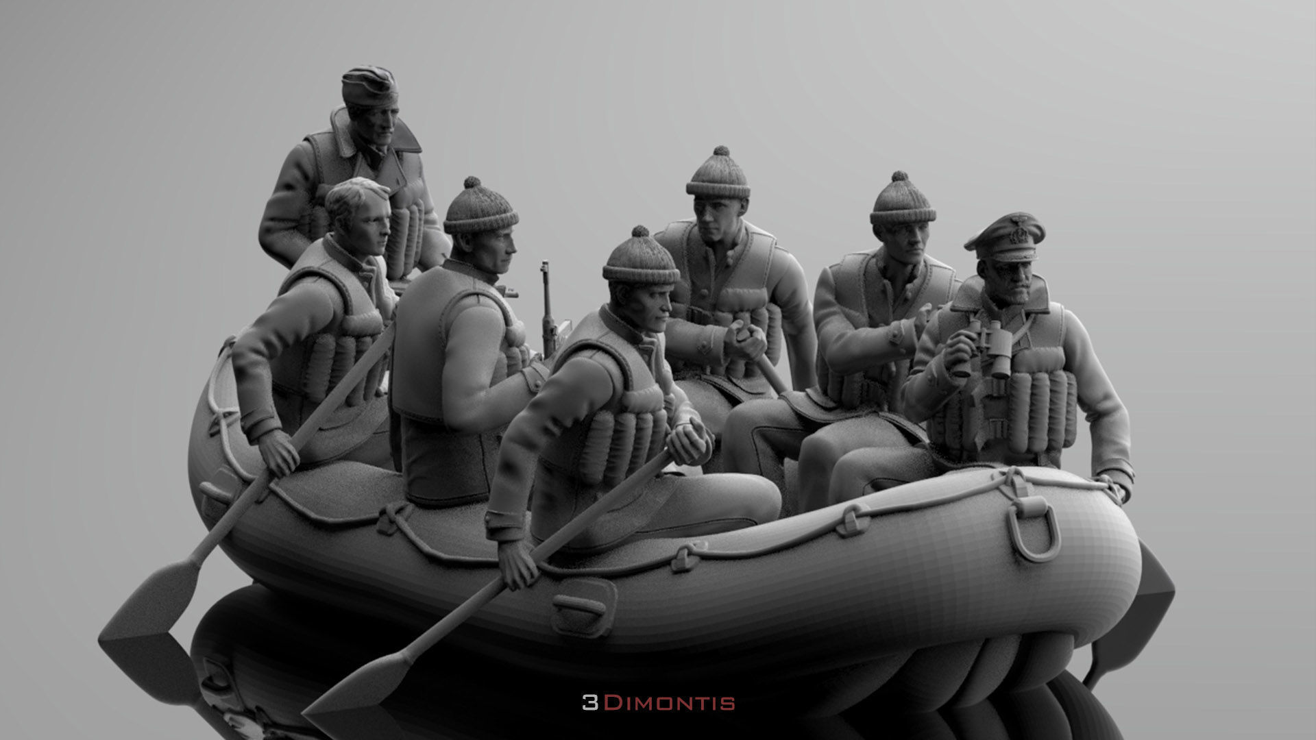 german sailors ww2 3D print model_17