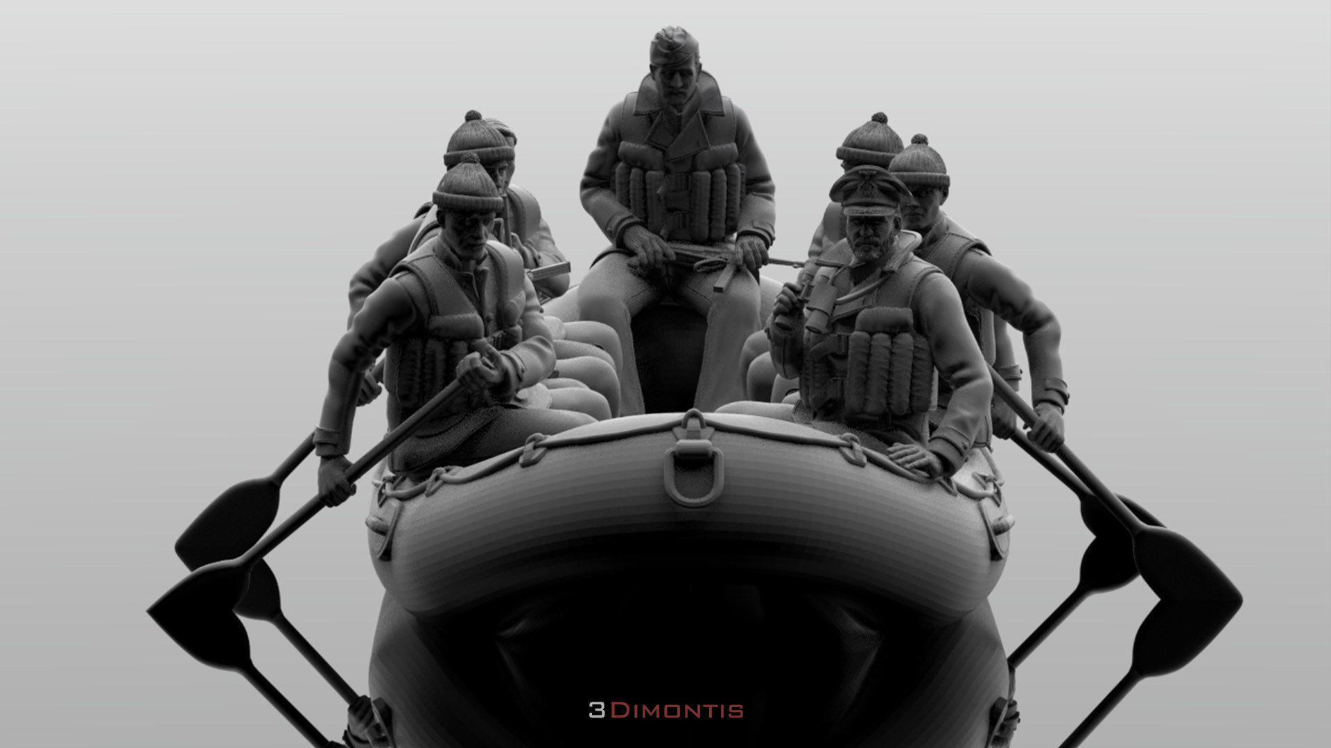 german sailors ww2 3D print model_20